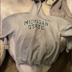 oversized Michigan State sweatshirt